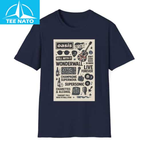 Viral Oasis Concert 2025 Tour Shirt - Image 3