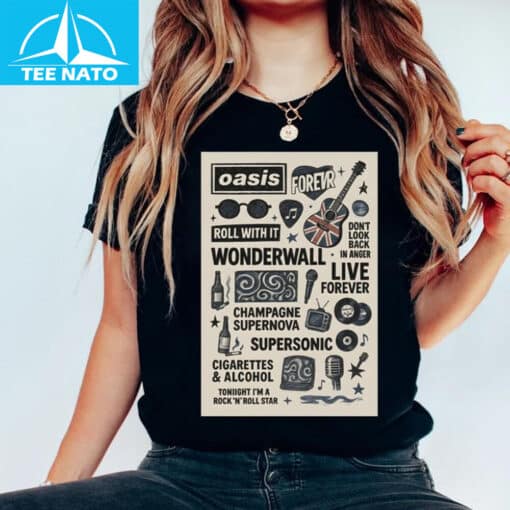 Viral Oasis Concert 2025 Tour Shirt - Image 2