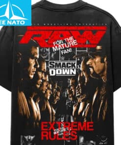 WWE Ruthless Aggression Raw Smackdown Extreme Rules Wrestling Shirt2