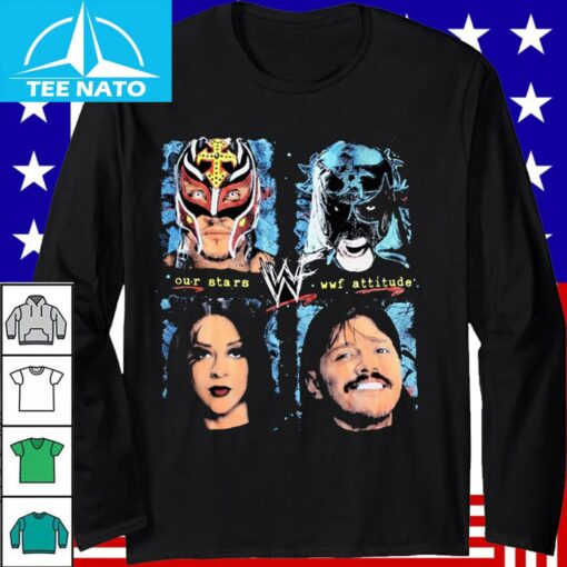 WWF Attitude Era Our Stars Shirt - Image 2