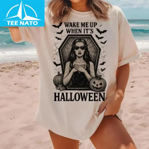 Wake Me Up When It's Halloween Shirt
