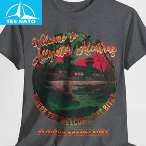 Welcome to Alligator Alcatraz Florida Everglades Shirt - Image 3