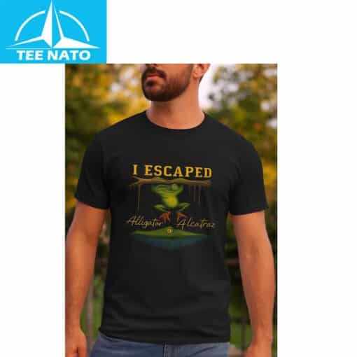 Wild Alligator Alcatraz Escape Shirt - Image 4