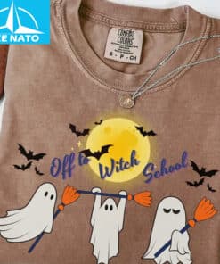 Witch Flying Silhouette Shirt3