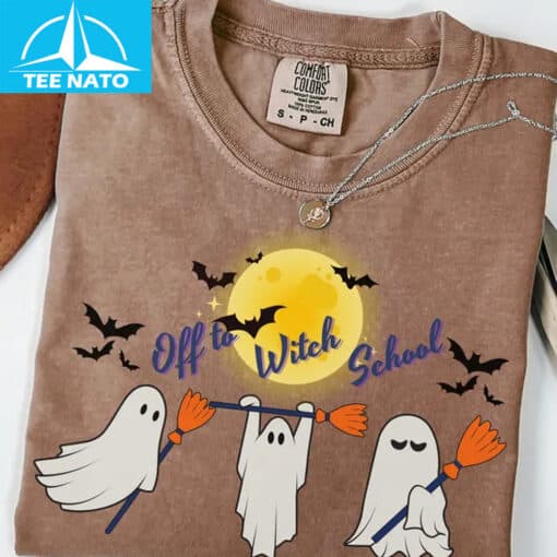 Witch Flying Silhouette Shirt - Image 4
