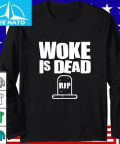 Woke Is Dead RIP Tombstone Shirt2 1