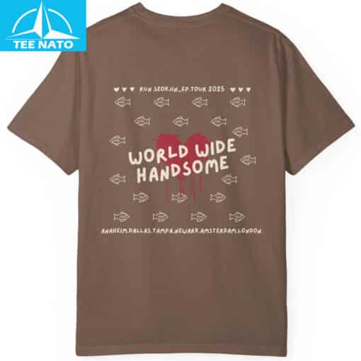 World Wide Handsome Run Seokjin EP Tour Concert Shirt - Image 3