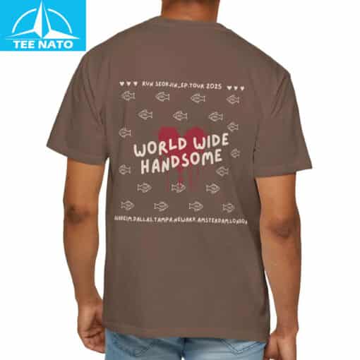 World Wide Handsome Run Seokjin EP Tour Concert Shirt - Image 4