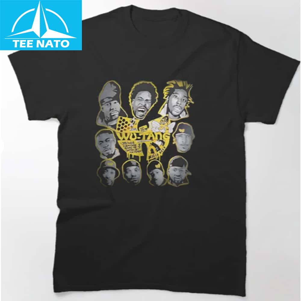 Wu-Tang Clan Members Head Artwork Shirt