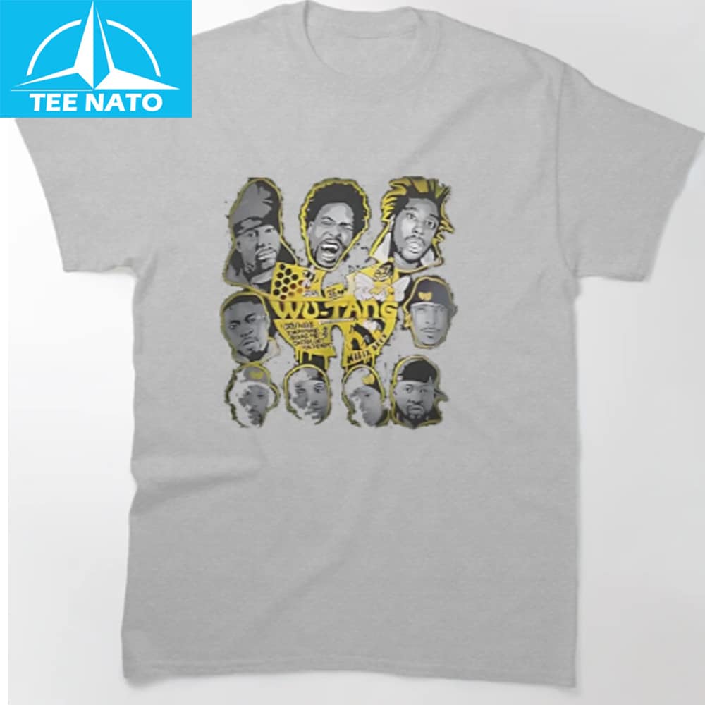 Artwork detail on the Wu-Tang Clan Shirt