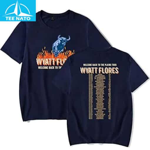 Wyatt Flores Welcome Back to The Plains Tour 2025 Shirt - Image 4