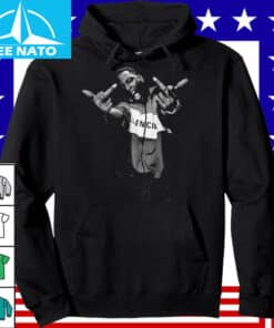Young Dolph Flipping Off Balenciaga Jacket Shirt4