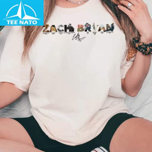Zach Bryan Albums Shirt - Image 2