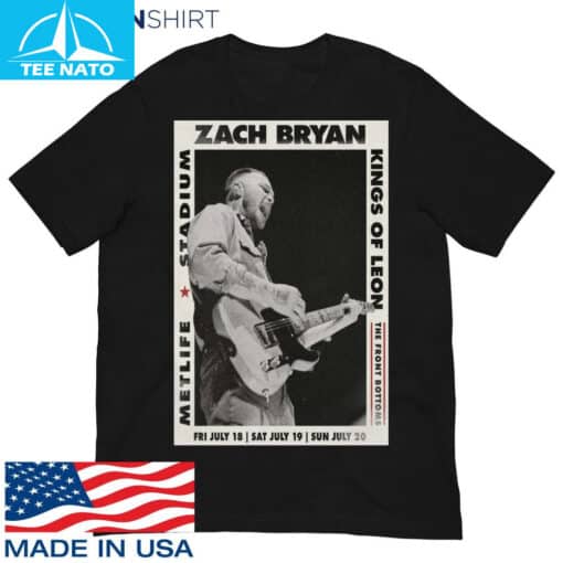 Zach Bryan Metlife Stadium Event 2025 Poster Shirt - Image 3