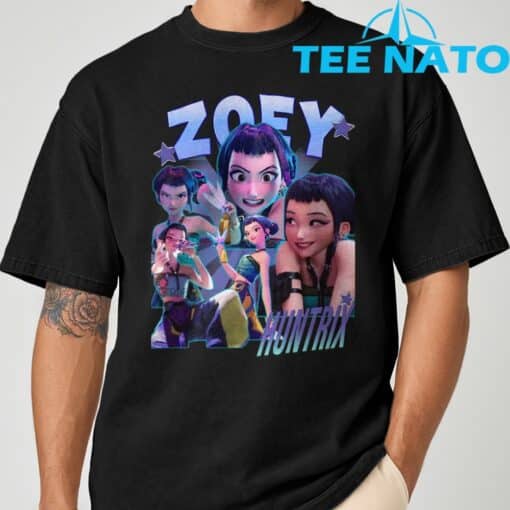 Zoey Huntrix Kpop Demon Hunter T-Shirt - Image 9