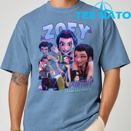 Zoey Huntrix Kpop Demon Hunter T-Shirt - Image 7