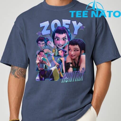 Zoey Huntrix Kpop Demon Hunter T-Shirt - Image 6