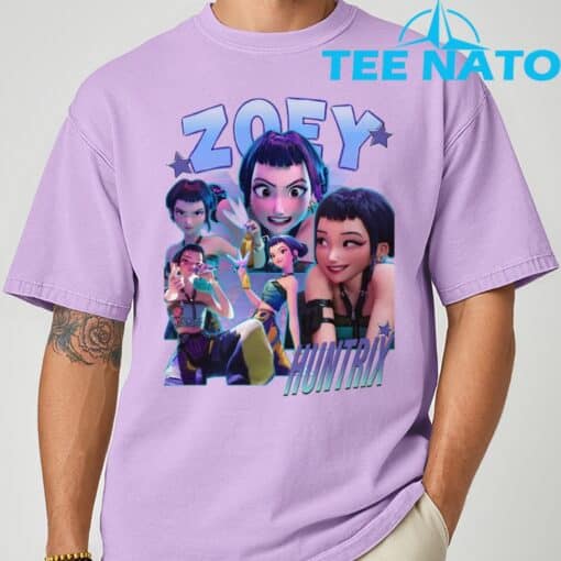 Zoey Huntrix Kpop Demon Hunter T-Shirt - Image 5