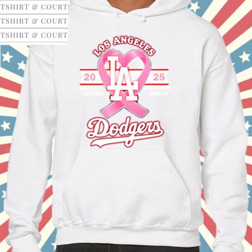 Los Angeles Dodgers 2025 Breast Cancer Awareness Month Shirt - Image 7