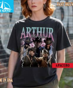 Arthur Morgan Red Dead Redemption 2 Game Character Shirt3