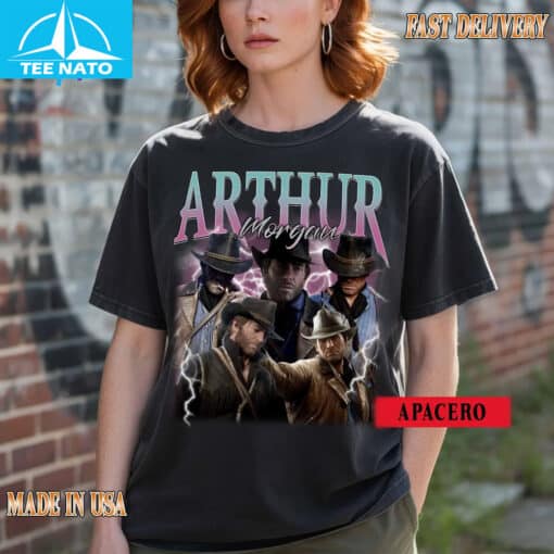 Arthur Morgan Red Dead Redemption 2 Game Character Shirt - Image 4