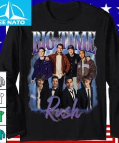 Big Time Rush Tour 2025 Concert Band Shirt2