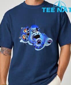 Cute Derpy Tiger and Bird Japanese Art T Shirt 9