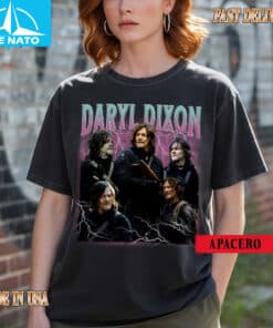 Daryl Dixon The Walking Dead TV Show Vintage Style Shirt3