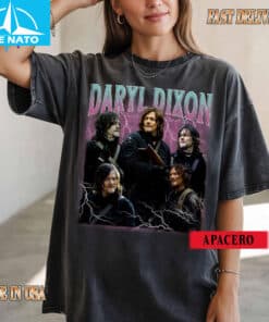 Daryl Dixon The Walking Dead TV Show Vintage Style Shirt4