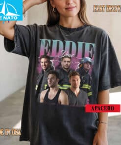 Eddie Diaz 9 1 1 TV Show Firefighter Vintage Style Shirt4