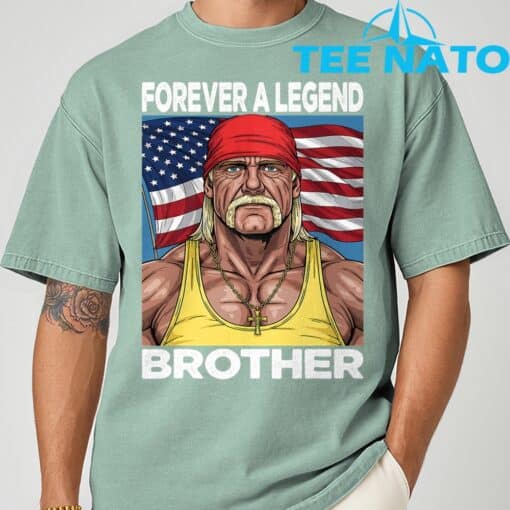 Hogan Lives Forever a Legend Brother T-Shirt - Image 3
