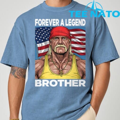 Hogan Lives Forever a Legend Brother T-Shirt - Image 4