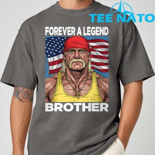 Hogan Lives Forever a Legend Brother T-Shirt - Image 7