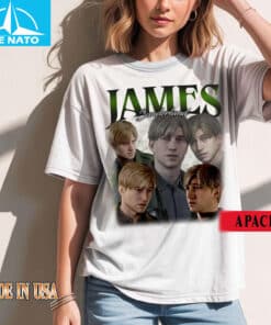 James Sunderland Silent Hill 2 Game Character Vintage Style Shirt3