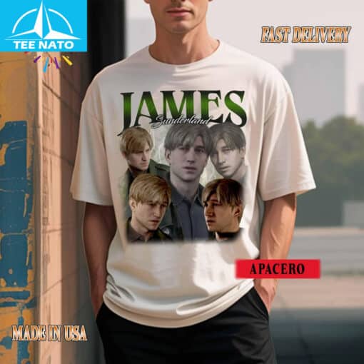 James Sunderland Silent Hill 2 Game Character Vintage Style Shirt