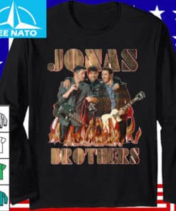 Jonas Brothers Burning Guitars Band Music Shirt2