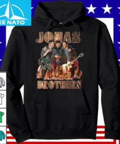 Jonas Brothers Burning Guitars Band Music Shirt3