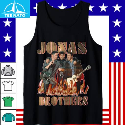 Jonas Brothers Burning Guitars Band Music Shirt - Image 5