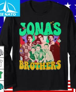 Jonas Brothers Groovy Retro Pop Music Band Shirt2