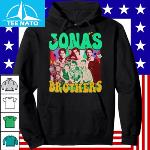 Jonas Brothers Groovy Retro Pop Music Band Shirt - Image 4