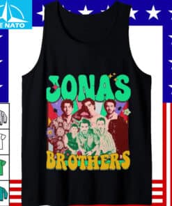 Jonas Brothers Groovy Retro Pop Music Band Shirt4