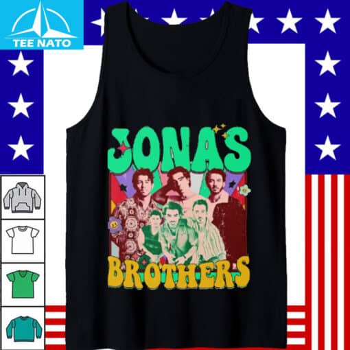 Jonas Brothers Groovy Retro Pop Music Band Shirt - Image 5