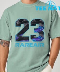Number 23 8 Aqua Matching Tee Color Match Graphic lb172 T Shirt 3