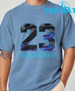 Number 23 8 Aqua Matching Tee Color Match Graphic lb172 T Shirt 4