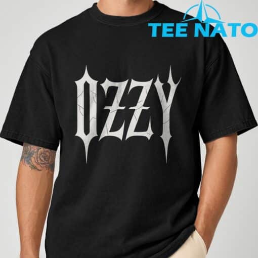 Ozzy Frist Name Vintage 60s 70s 80s 90s T-Shirt - Image 2