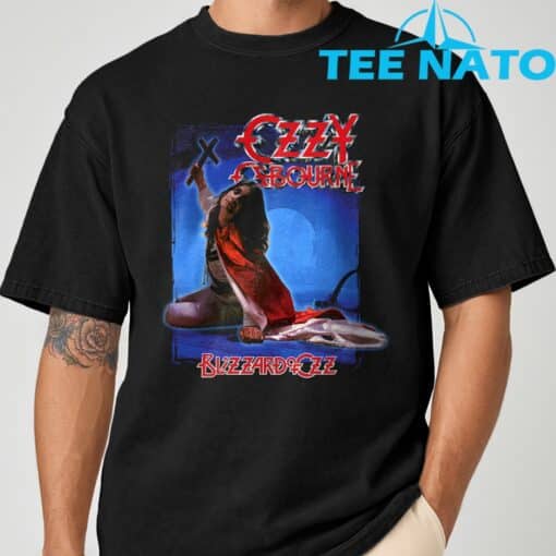Ozzy Osbourne Blizzard Album Cover T-Shirt - Image 2
