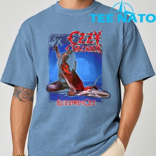 Ozzy Osbourne Blizzard Album Cover T-Shirt - Image 4