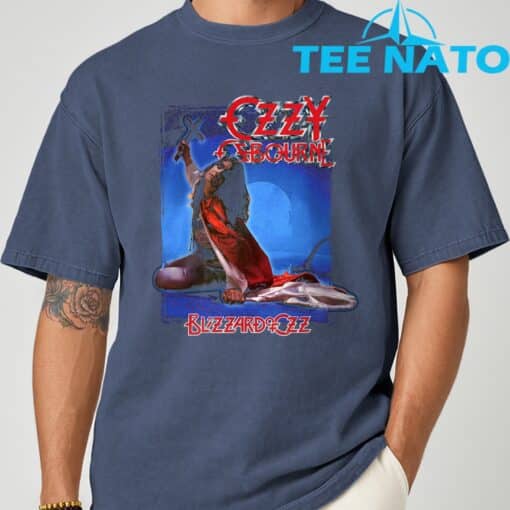 Ozzy Osbourne Blizzard Album Cover T-Shirt - Image 5
