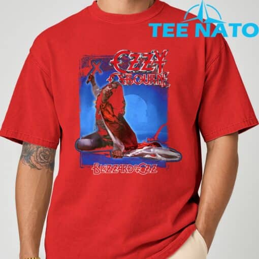 Ozzy Osbourne Blizzard Album Cover T-Shirt - Image 8