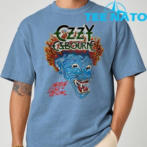 Ozzy Osbourne Blue Demon T-Shirt - Image 4